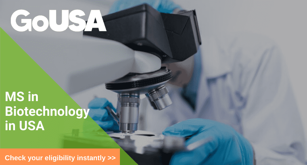 ms in biotechnology in usa