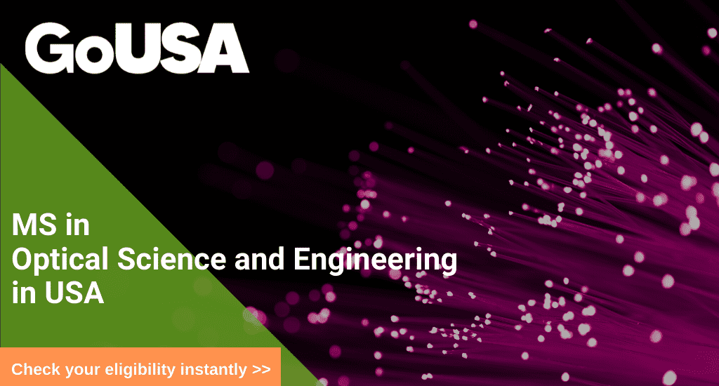 MS in Optical Science and Engineering in USA Masters in Optical
