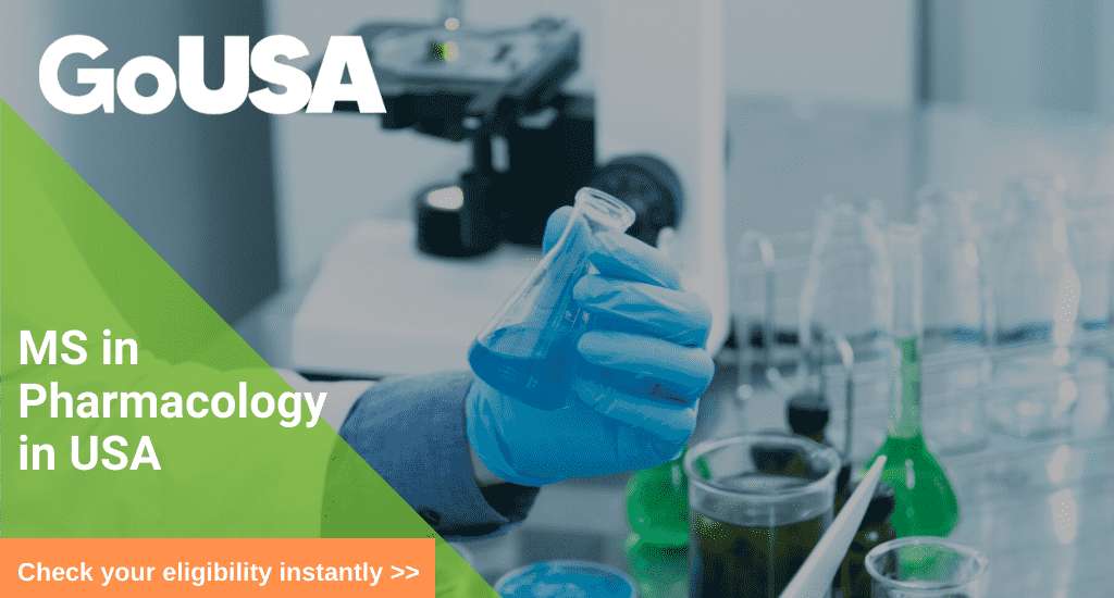 MS in Pharmacology in USA Masters in Pharmacology in USA Study
