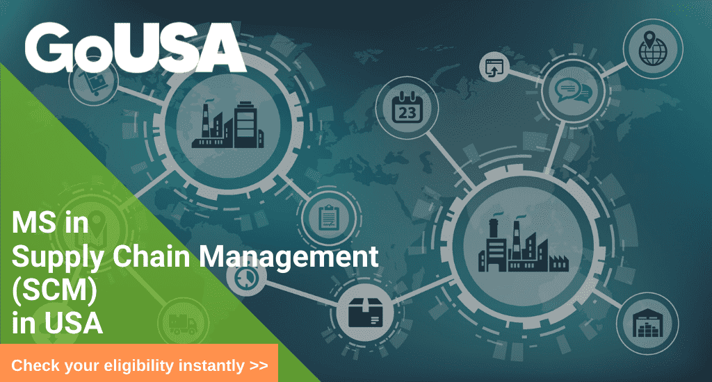 Masters in supply chain management in USA | MS in supply chain management  in USA | MS in SCM in USA | GoUSA